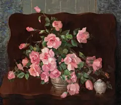 Nell Walker Warner, Lulu Roses, oil on canvas