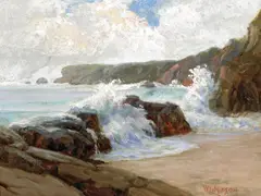 High Tide by William Lees Judson, oil on board, sold Aug 2008