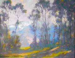 H. Raymond Henry, Springtime Melody, oil on canvas