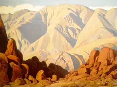 Clyde Eugene Scott, Ageless Sculpture (No. 1237), oil on canvas