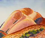 Stanley Wood, Summer Hillside, thought to be Salinas Valley, 1926, watercolor on paper
