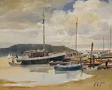 George Gibson, Clearing Weather, Guadalupe, 1994, watercolor on paper