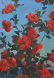 Agnes Lawrence Pelton, Hibiscus in a Garden, 1929, oil on canvas