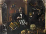 California School, Dr. Rosenk in his Office