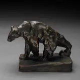 Arthur Putnam, Bear Walking, 1910, bronze