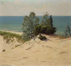 Frank V. Dudley, Summer Sand Dunes, oil on canvas