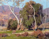 Hanson Puthuff, Arboreal Fraternity, oil on canvas