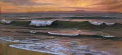 The Afterglow by Frank Cuprien, oil on canvas, sold Aug 2008