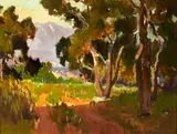 Marion Wachtel, View Down The Valley, Mountain Landscape (double-sided)