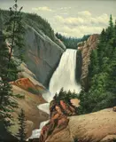 Levi Wells Prentice, View of Great Falls from Red Rock