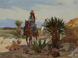 Frank Tenney Johnson, Indians on Horseback