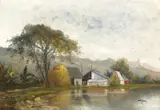 William H. Hillard, Aina Haina, Oahu, Hawaii (Hind-Clarke Dairy Farm), oil on canvas
