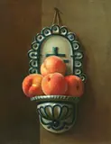 George Henry Hall, Still Life with Peaches, oil on canvas