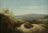 Frederick Dickinson Williams, Hudson River, oil on canvas
