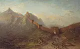 Soldiers at an Opening in the Great Wall of China by Winckworth Allan Gay, 1883, oil on canvas, sold May 2008