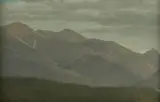 Albert Bierstadt, New Hampshire Mountains, oil on card laid to card
