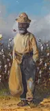 William Aiken Walker, Cotton Pickers, a pair, oil on board