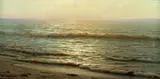 Thomas Alexander Harrison, Sun Reflecting off the Water, oil on canvas