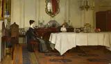 Francis Davis Millet, The Widow, oil on canvas