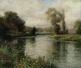 Louis Aston Knight, River Landscape