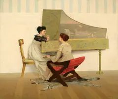 Harry Willson Watrous, What Katy Did, 1890, oil on panel