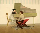 Harry Willson Watrous, What Katy Did, 1890, oil on panel