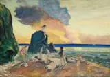 Louis Michel Eilshemius, Sirens, Del Mar, California, 1908, oil on masonite