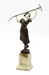 Eugène Barillot, A Bronze and..., Bronze and