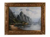 H. Elmblad, Romsdalfjord, 19th century, Oil on canvas