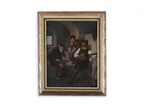 Hugo Kaufmann, Musicians, Around 1900, Oil on canvas