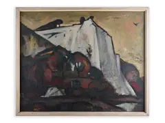 Rügen by Přemysl Janíček, 1966, Oil on canvas, sold Oct 2021