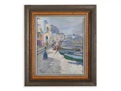 Gustav Böhm, Capri, 1910, Oil on cardboard
