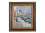 Gustav Böhm, Capri, 1910, Oil on cardboard