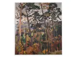 Innocenc Šamánek, Autumn Forest, 1942, Oil on canvas