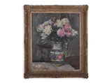 Innocenc Šamánek, A Bouquet in a Vase, 1959, Oil on canvas