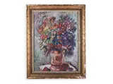 Václav Pavlík, A Bouquet in a Vase, 1937, Pastel, paper