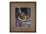 Jan Bauch, Still Life with Fruit and a Painted Jug