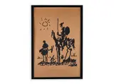 Don Quijote by Pablo Picasso, 1955, Lithography, cardboard, sold Oct 2021