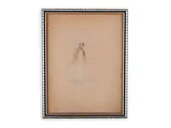Luděk Marold, Portrait of a Man, Late 19th century, Pencil, watercolour, paper