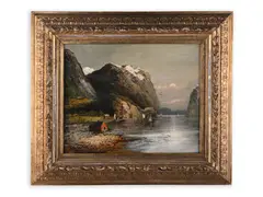 H. Elmblad, A Nordic Landscape, Second half of the 20th century, Oil on canvas