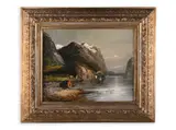 H. Elmblad, A Nordic Landscape, Second half of the 20th century, Oil on canvas