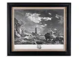 Jean-Joseph Balechou, Stormy Sea, First half of the 18th century, Etching, paper