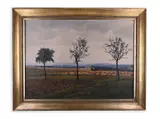 Vilém Kafka, Rowan Trees, 1939, Oil on canvas