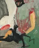 Martin Disler, Ohne Titel, 1981, Acryl auf Nessel