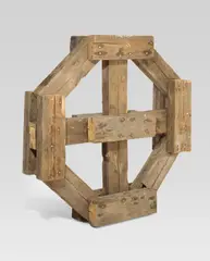 Albert Oehlen, Eingebung, 1982, Holz, Nägel