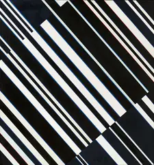 Günter Fruhtrunk, Rote Randzonen I, 1965, Acryl und Kasein auf Leinwand