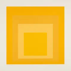 SP X by Josef Albers, 1967, Screenprint in colors, on Schöllers Hammer Board, with full margins, sold Sep 2025