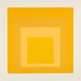 SP X by Josef Albers, 1967, Screenprint in colors, on Schöllers Hammer Board, with full margins, sold Sep 2025