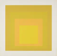 Josef Albers, SP II, 1967, Farbserigrafie auf Karton