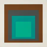 SP I by Josef Albers, 1967, Farbserigrafie auf Karton, sold Mar 2025